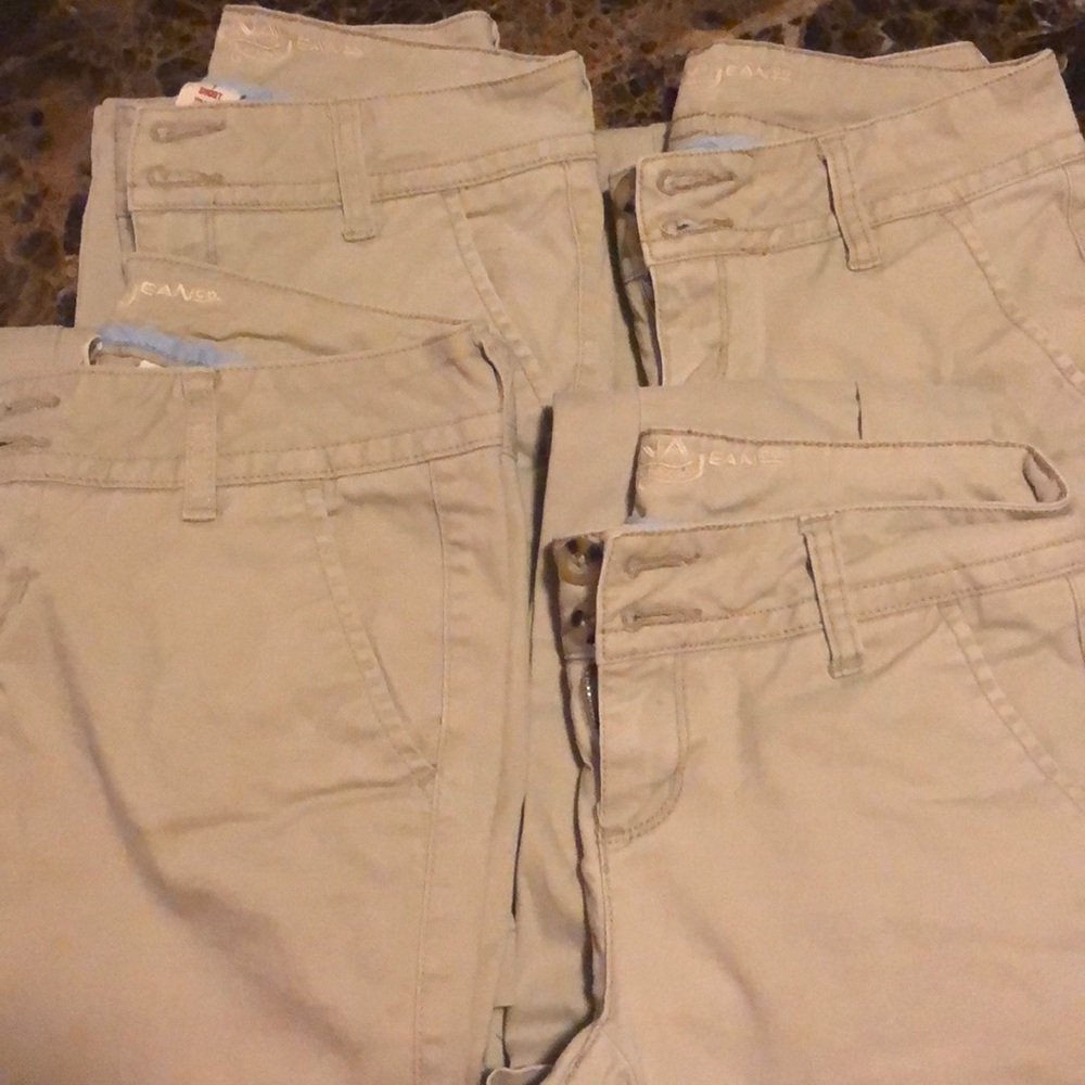 Arizona jean co. Bundle of 4 khaki pants